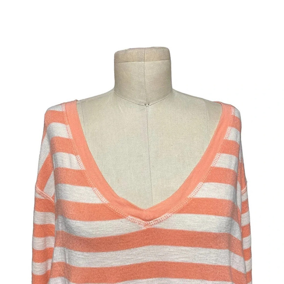 Young Fabulous & Broke Top Tumbleweed Striped Sweater Mango‎ Orange Size XS - Picture 2 of 11